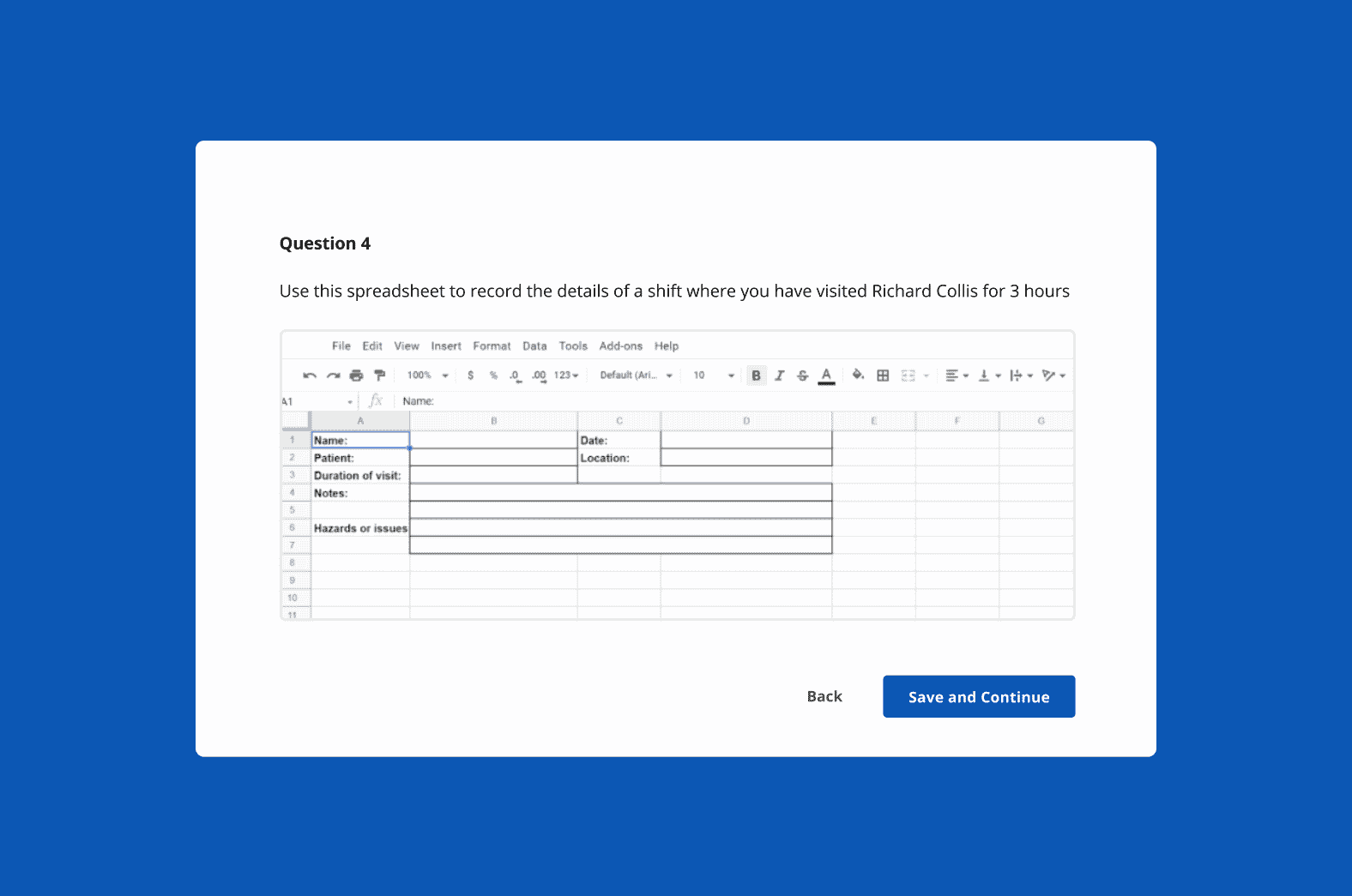 Advanced Excel skills assessment preview