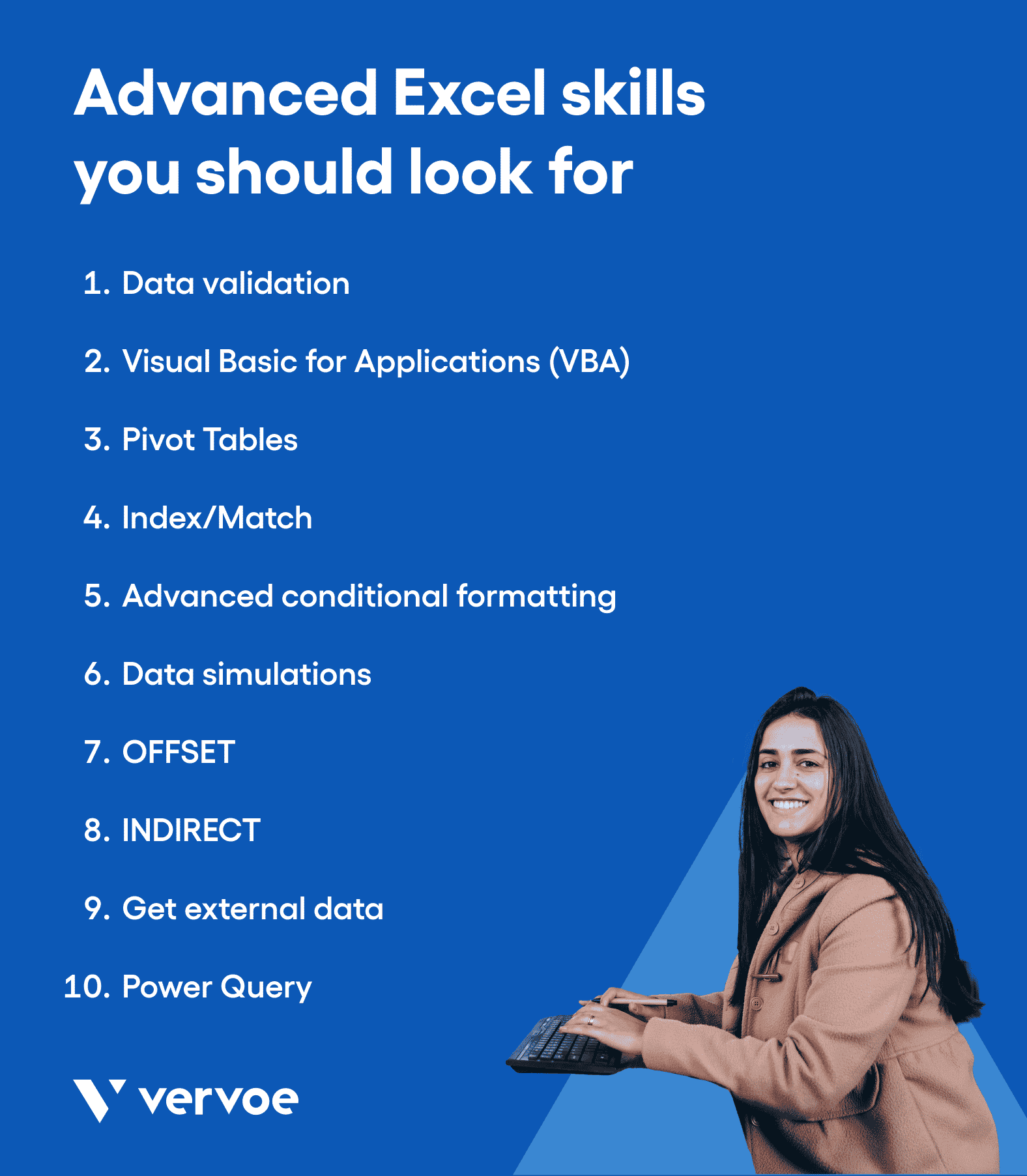 Advanced Excel skills to look for