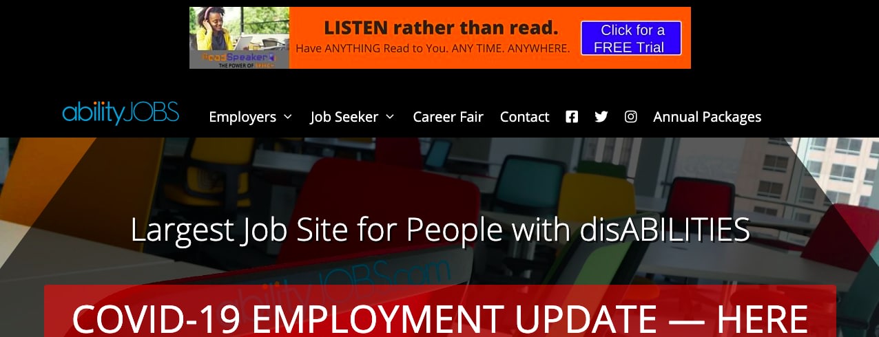 abilityJOBS Disability Job Board