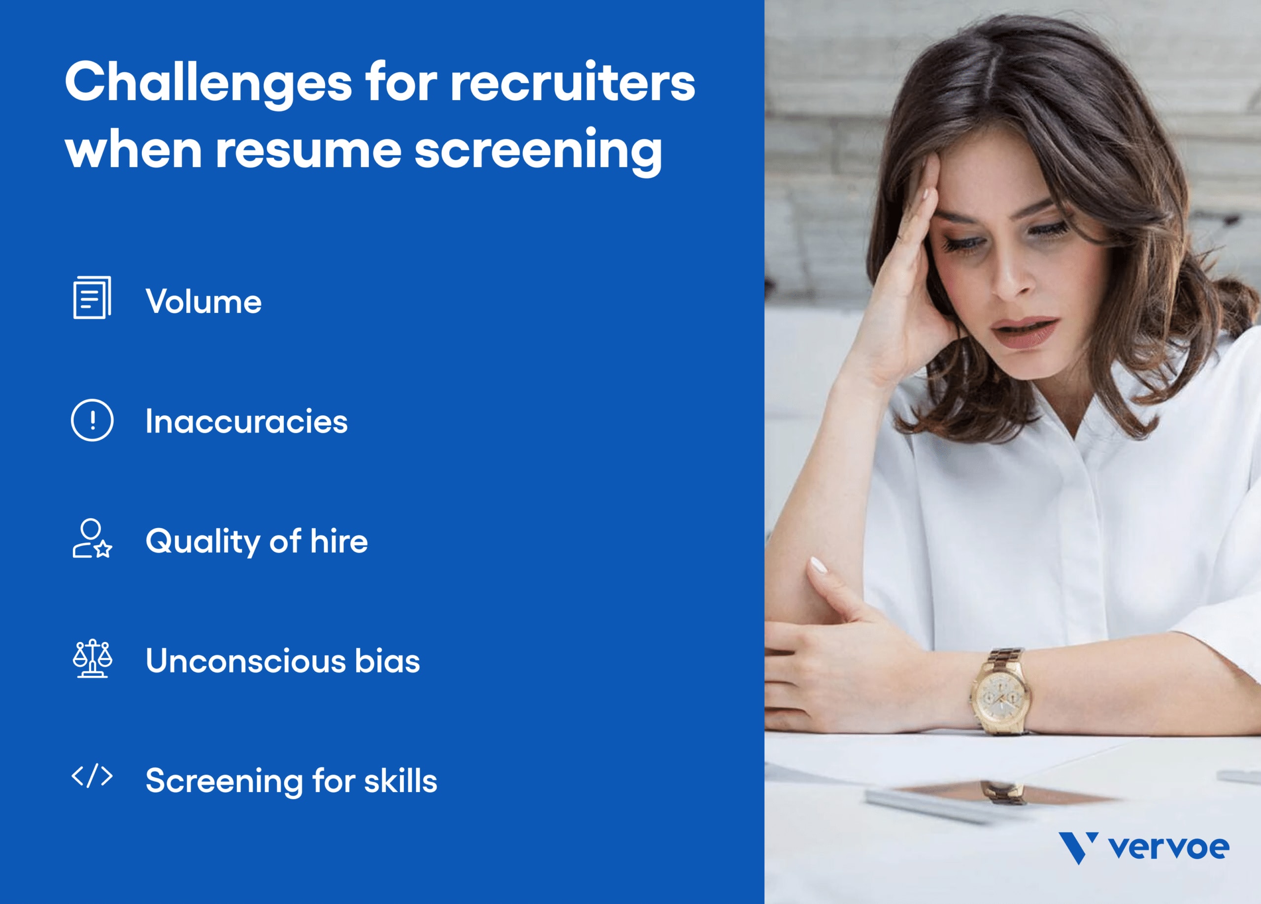 Challenges of resume screening