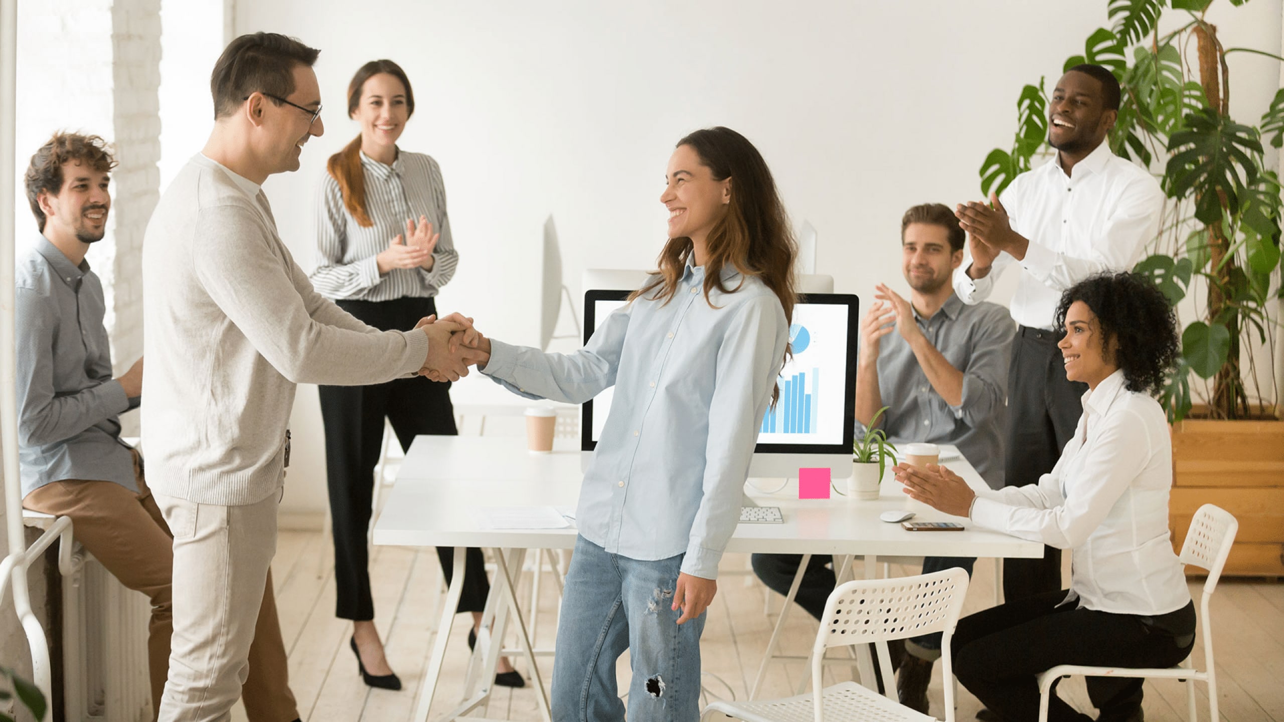Stock image representing internal vs external recruitment