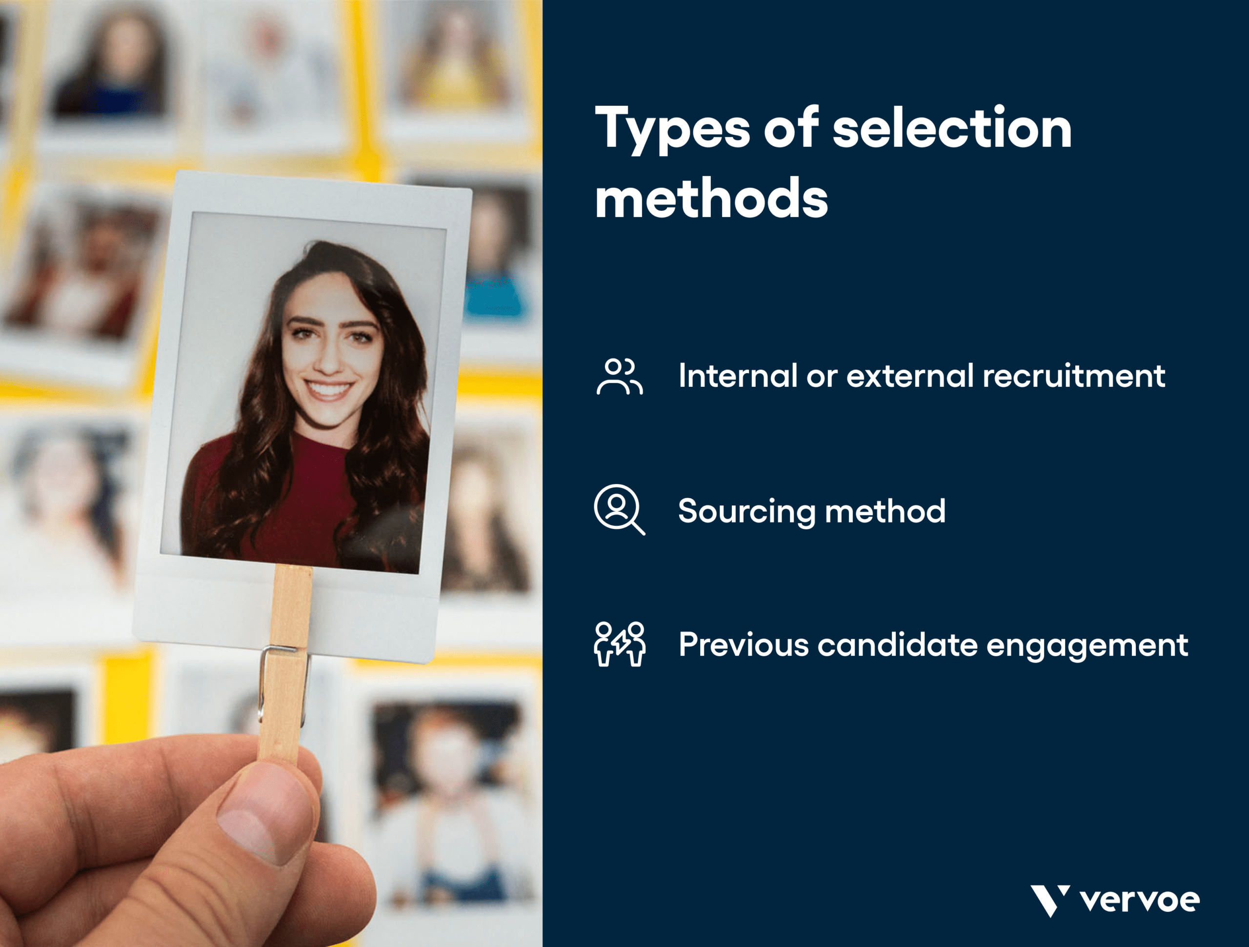 Types of selection methods