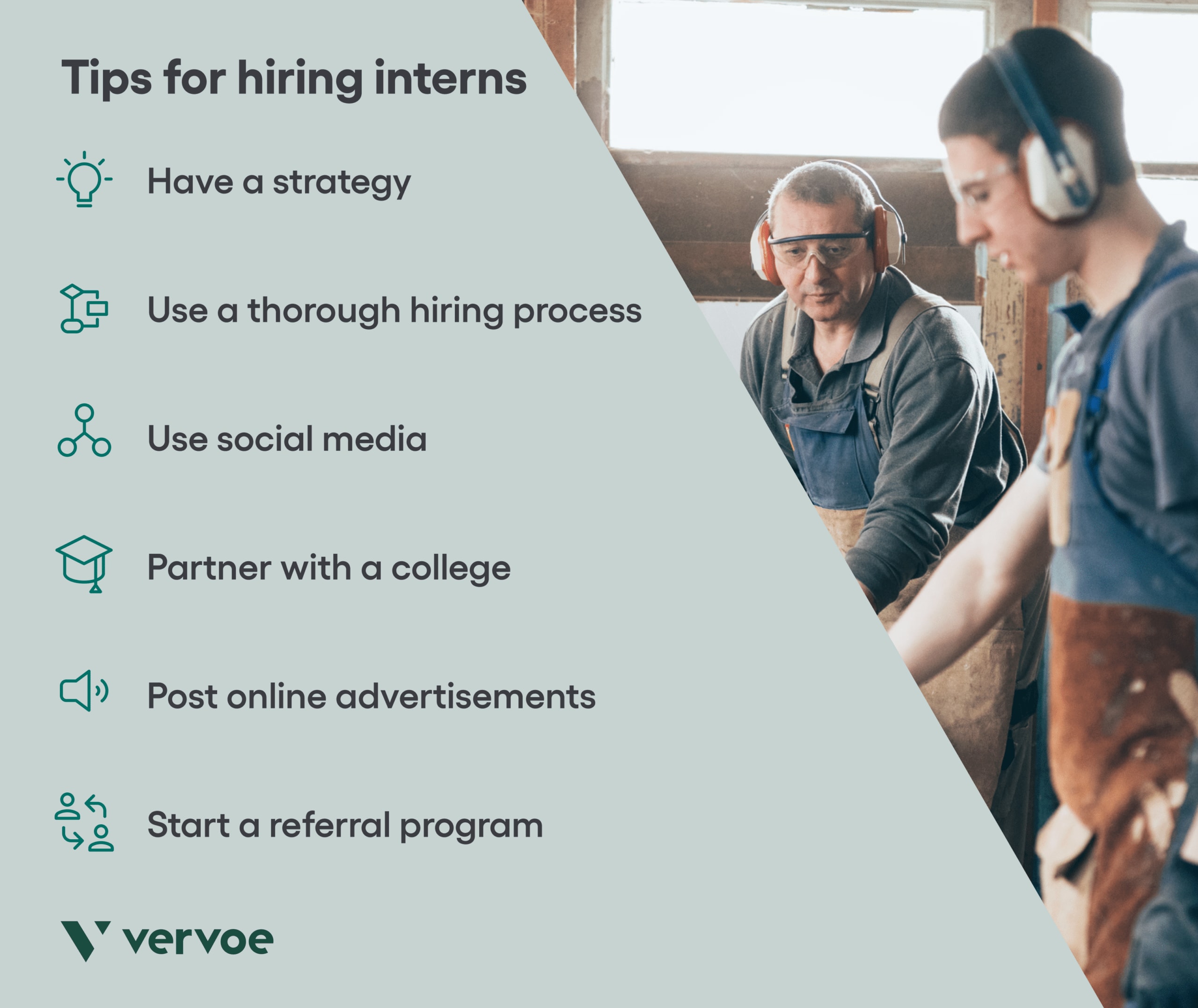 Tips for hiring interns