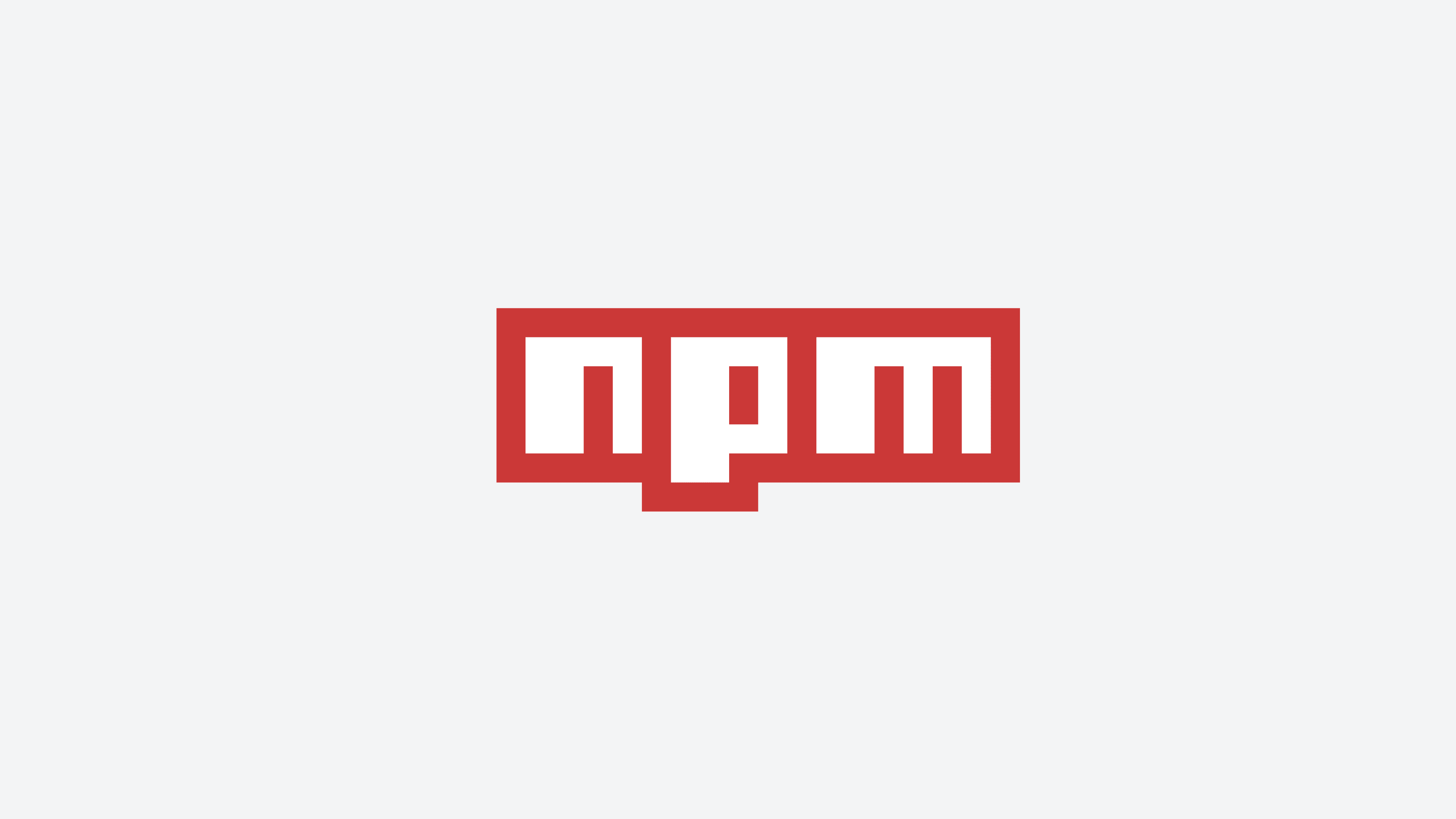 Npm логотип. Npm. Import esm