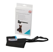 BUSTER Easy-ID Nylon Munnkurv til Hund XL Turkis, 1 stk