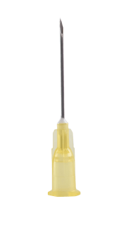 KRUUSE Engangskanyler 0,9 x 25mm 20G x 1 Gul, 100 stk