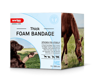 Snögg Animal Care Foam Bandage Thick 9 cm x 2 m, 1 stk