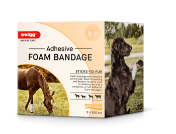Snögg Animal Care Foam Bandage Adhesive 9 cm x 2 m, 1 stk