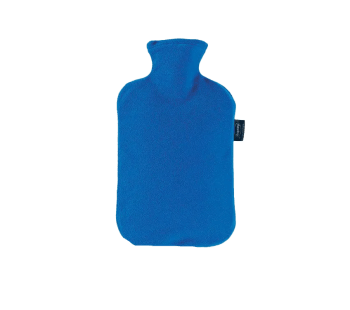 Fashy Varmeflaske Fleece S-Blå, 1 stk