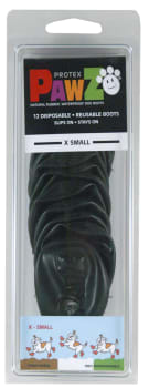 Pawz Hundesko Sort XS 5,1 cm, 12 stk