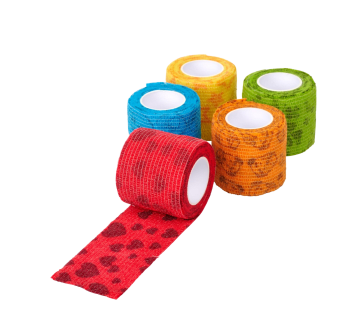 KRUUSE Fun-Flex Care Inside-Out Bandasje 7,5 cm x 4,5 m, 10 stk