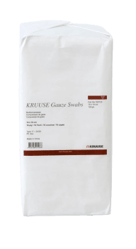 KRUUSE Kompresser Usterile 10x10cm 16 lag 17 trd, 100 stk