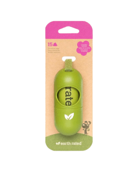 Earthrated Dispgreen Hundeposer m/Parfyme, 15 stk