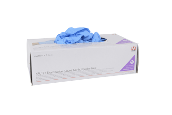 KRUTEX Nitrile Undersøkelseshansker Pudderfri S, 100 stk