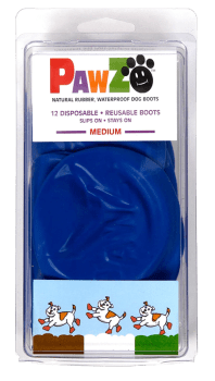 Pawz Hundesko Blå M 7,6 cm, 12 stk