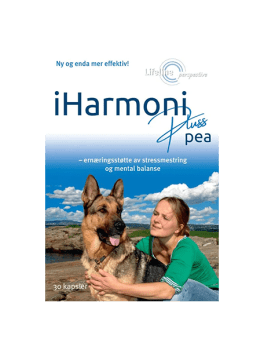 Lifeline iHarmoni Pluss Pea, 30 stk