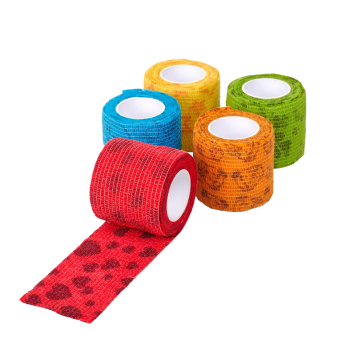 KRUUSE Fun-Flex Care Inside-Out Bandasje 5 cm x 4,5 m, 10 stk