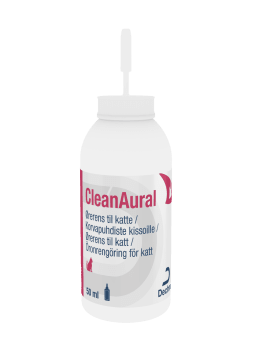 CleanAural Vet Ørerens Katt, 50 ml