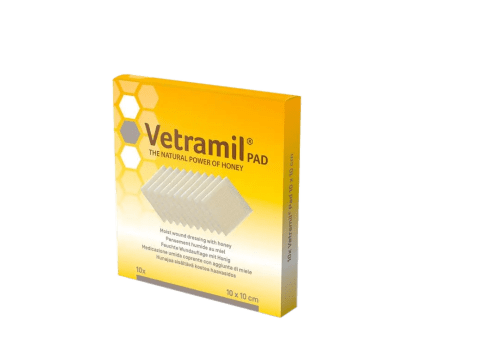 Vetramil Honningkompress 10x10 cm, 10 stk