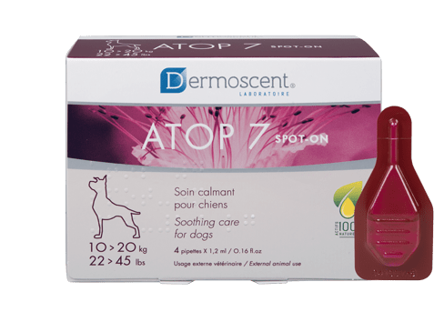 Dermoscent Atop7 Spot-on® til Hund 10-20 kg, 4x1,2 ml