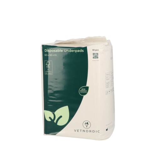 Vetnordic Hygieneunderlag 60x60 cm, 30 stk