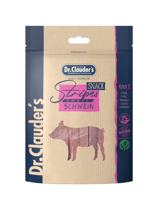 Dr. Clauder's Svin Filet Strips, 80 g