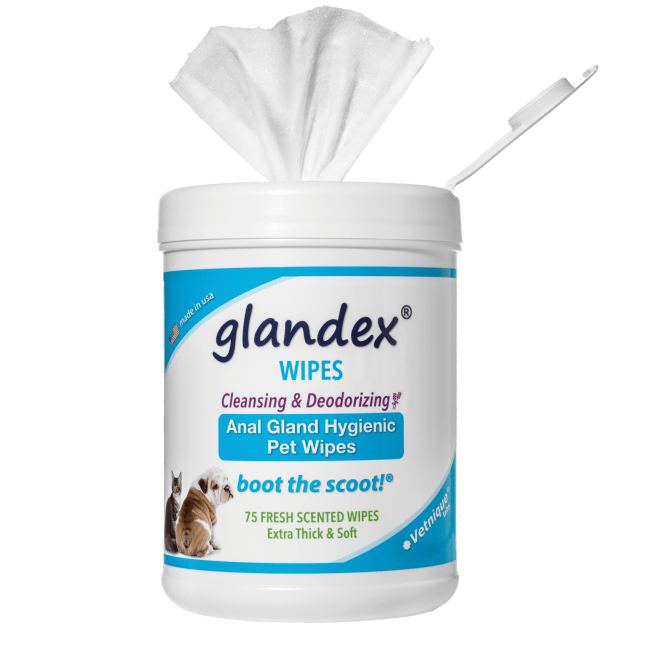 Glandex Wipes, 75 stk