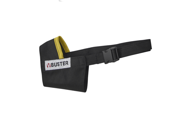 BUSTER Easy-ID Nylon Munnkurv til Hund L Gul, 1 stk