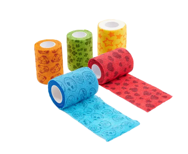 KRUUSE Fun-Flex Care Bandasje 10 cm x 4,5 m, 10 stk