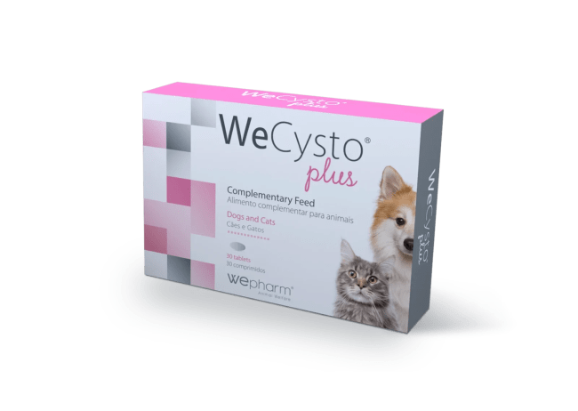 Wepharm WeCysto Plus Tablett Fôrtilskudd til Hund og Katt, 30 stk