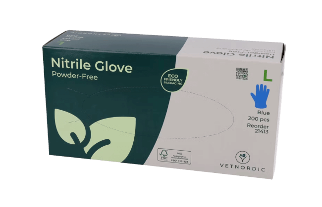 Vetnordic Hanske Nitril str. L, 200 stk