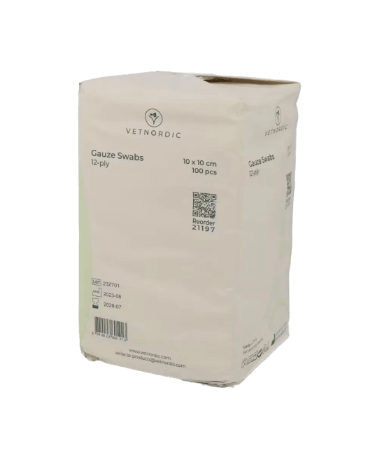 Vetnordic Kompresser Usteril 10 x 10 cm, 100 stk