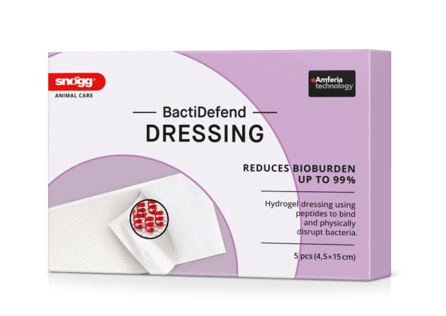 SnÃ¶gg Bactifecind Dressing 4,5x15 cm, 5 stk