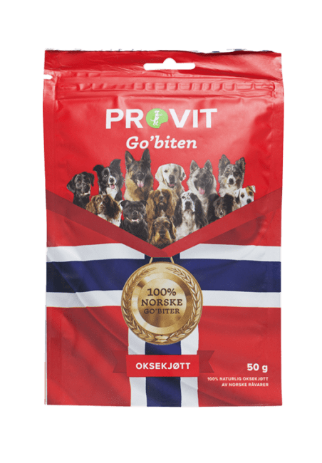 PROVIT Go`biten Oksekjøtt, 10 x 50 g
