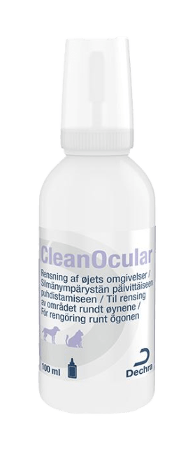 Cleanocular Ã˜yerens til Katt og Hund, 100 ml