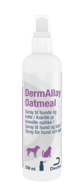 Dermallay Oatmeal Spray til Hund og Katt, 230 ml