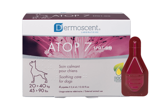 Dermoscent Atop7 Spot-on® til Hund 20-40 kg, 4x2,4 ml
