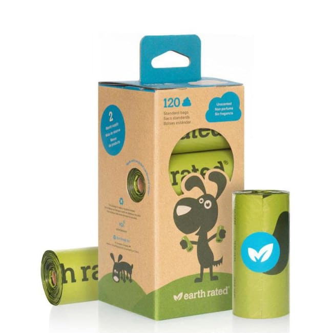 IKKE BRUK - Earthrated Hundeposer u/Parfyme Refill (UTGÅTT), 120 stk