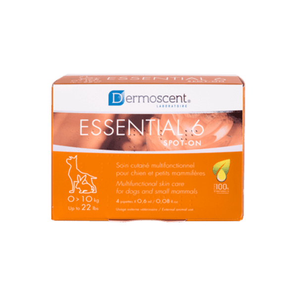 Dermoscent Essential 6® Spot-On til Hund 0-10 kg, 4x0,6 ml