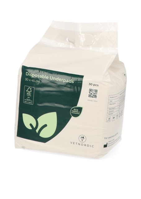 Vetnordic Hygieneunderlag 30x45 cm, 30 stk
