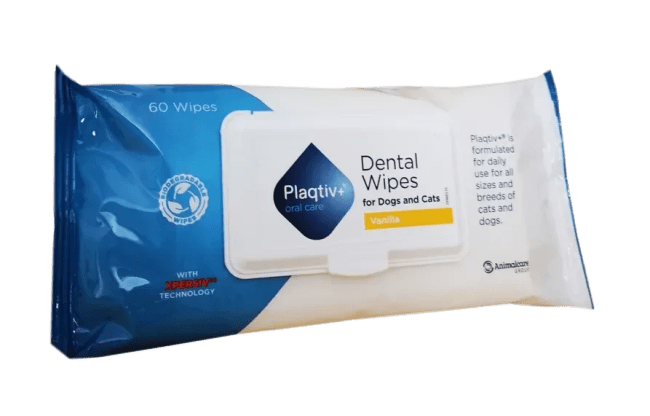 Plaqtiv+ oc Dental Wipes Til Hund og Katt, 60 stk