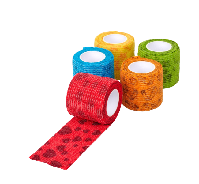 KRUUSE Fun-Flex Care Inside-Out Bandasje 5 cm x 4,5 m, 10 stk