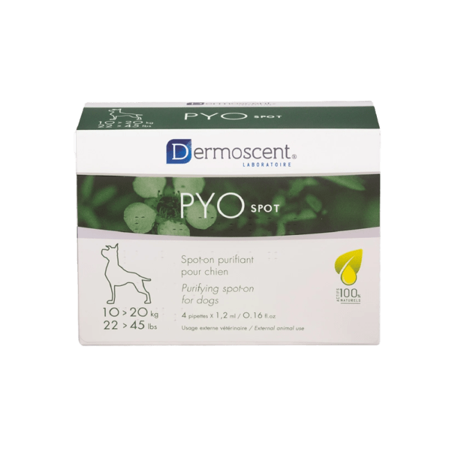 Dermoscent Pyospot® til Hund 10-20 kg, 4x1,2 ml