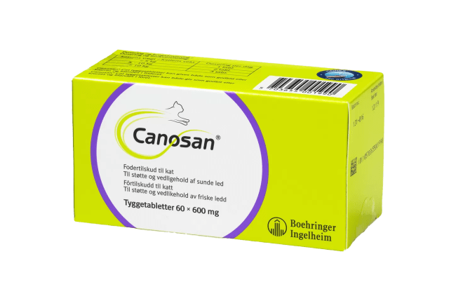 Canosan Tyggetab 600 mg Katt, 60 enpac