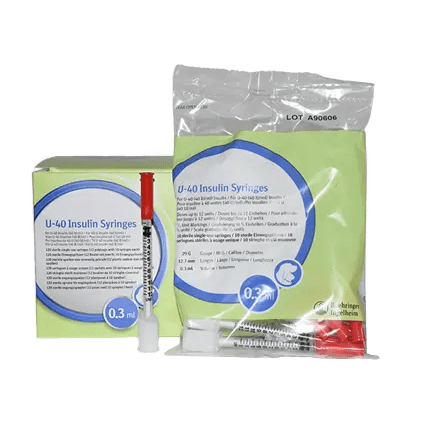 Prozinc Sprøyte U-40/0,3 ml, 120 stk