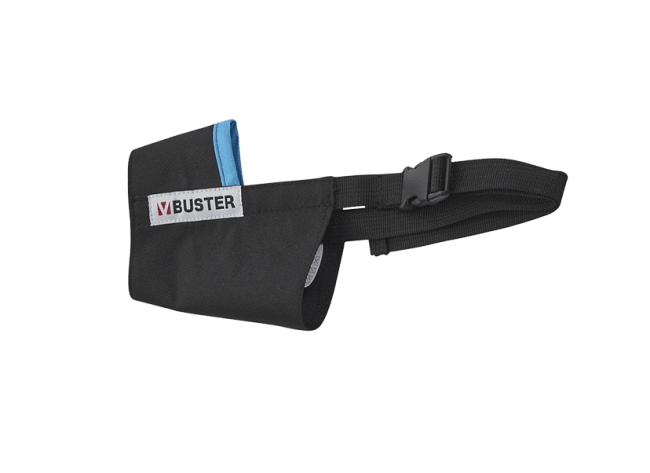 BUSTER Easy-ID Nylon Munnkurv til Hund XL Turkis, 1 stk