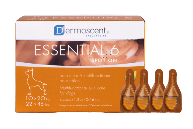 Dermoscent Essential 6® Spot-On Hund 10-20 kg, 4x1,2 ml