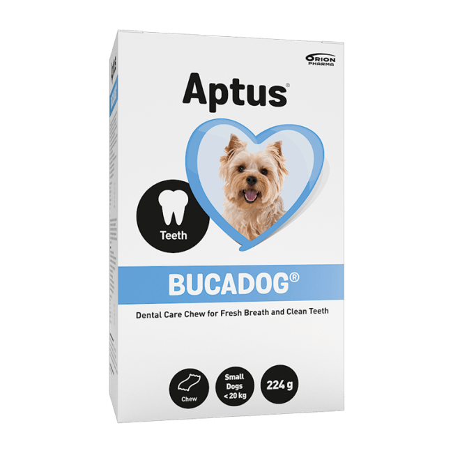 Aptus Bucadog Tyggelapper Small, 224 g
