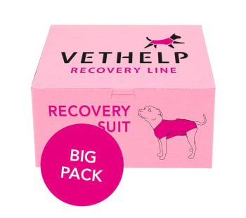 VetHelp Big Pack RecoveryBody (Alle Størrelser Tispe/Hannhund), 37 stk