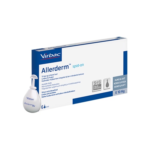 Allerderm Spot On Katt/Hund<10 kg, 6x2 ml